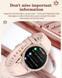 Diamond Smart Watch for Women Bluetooth Call 24/7 Blood Pressure Monitor Heart Rate&Sleep Tracker Fitness Activity Tracker Message Notifications Elegant Rhinestone Dress Smartwatch