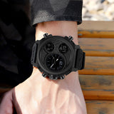 Findtime Mens Punk Watch Cool Unique Wrist Watches Sport Oversized Display