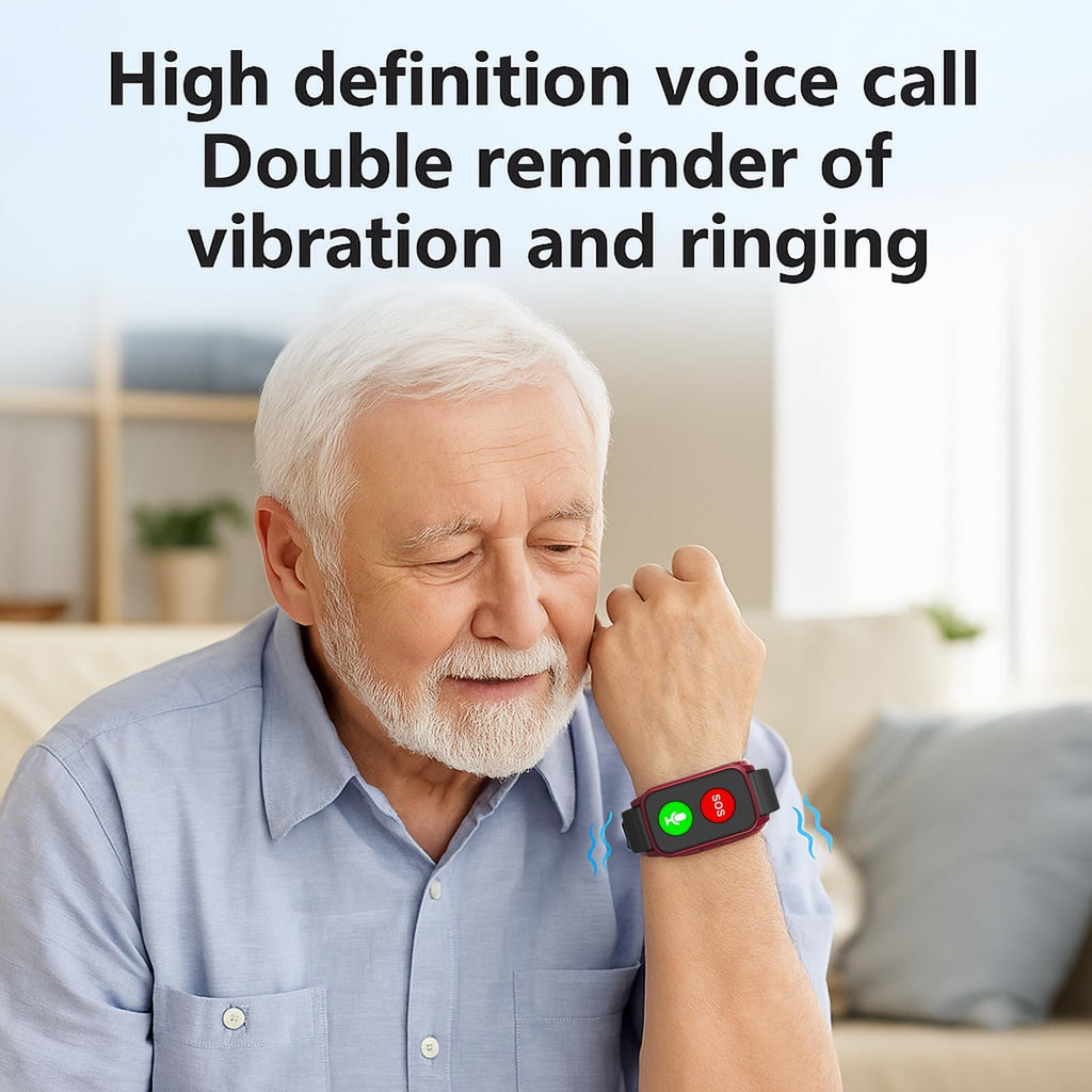 Fall Detection Smart Watch for Seniors Fall Alert Watch with GPS Track ...