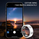 Smart Ring Health Rings Activity Tracker Heart Rate Sleep Monitor Pedometer Step Counter Exercise Fashion Fitness Smart Rings for Android iOS Phones