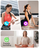 Smart Bracelet Fitness Tracker Heart Rate Monitor Sleep Activity Tracker Step Counter Calories Pedometer Waterproof Slim Thin Health Band for Women Ladies Men