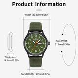 Findtime 3001A Men's Watch Military Analogue Watches Waterproof Sport Wristwatch Luminous Tactical Watches  Nylon Strap