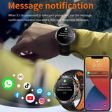 Smart Watch for Men GPS Outdoor Tactical Smartwatch with Altimeter Barometer Compass ABC Watch Bluetooth Calling 100+ Sports Modes Heart Rate Monitor Sleep Monitor Smart Notifications Voice Assistant