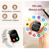 Smart Watches for Women Fitness Tracker for Women Fitness Watch with Heart Rate Monitor Sleep Monitoring Pedometer Calorie Voice Assistant for Android iOS