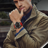 Findtime Mens Digital Watch Sports Fashion Wrist Watches for Men with Countdown/Dual Time Display/Stopwatch/LED Back Light/Alarm/Date