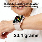 Fall Detection Smart Watch for Seniors Fall Alert Watch with SOS Heart Rate Monitor Sleep Monitoring Pedometer for Android iOS
