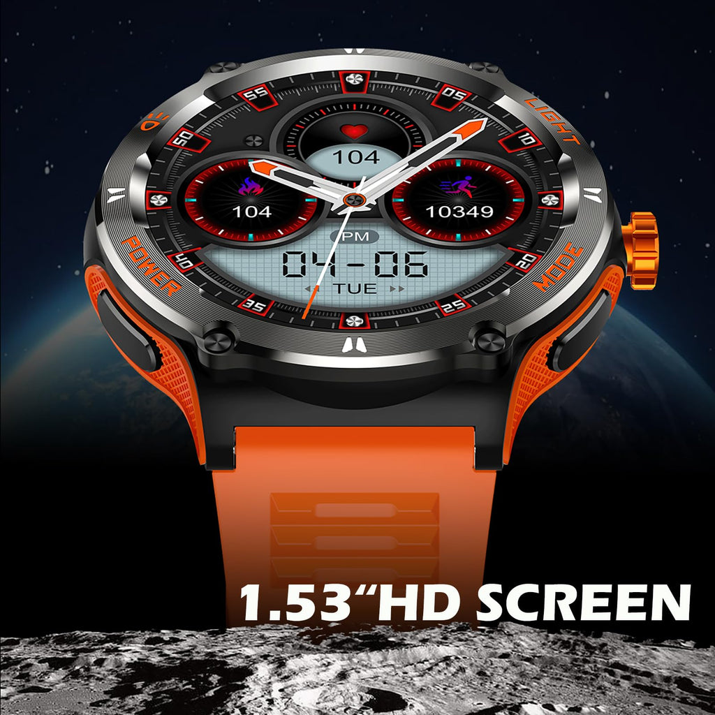 KT76 Smart Watch with Compass and Flashlight, Military Activity Tracker ...