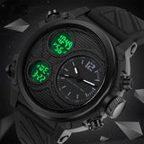 Findtime Mens Punk Watch Cool Unique Wrist Watches Sport Oversized Display