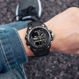 Findtime Mens Military Watch Tactical Waterproof Watches Sport Outdoor Digital Analogue Wristwatch Army Big Face Alarm Stopwatch LED Watch for Men