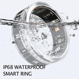 Smart Ring for Women Fitness Diamond Activity Tracker Heart Rate Monitor Sleep Pedometer Calorie Counter Ladies Smart Ring