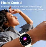 Ultra Slim Smart Watch for Men Women Heart Rate Monitor Pedometer Calories Tracker 1.73” AMOLED Display Bluetooth Calling 100+ Sports Modes Waterproof Fitness Smartwatch with Sleep Activity Tracking