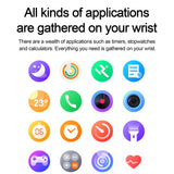 Military Smart Watch for Men Fitness Watch with 100+ Sport Modes Heart Rate Monitor Sleep Monitor Pedometer IP68 Waterproof for Android iOS