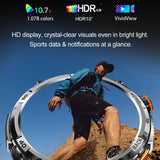 Rugged Smart Watches for Men Military Fitness Tracker with Answer/Make Calls 110+ Sports Modes Sleep Monitor LED Flashlight Smartwatch for Android and iOS
