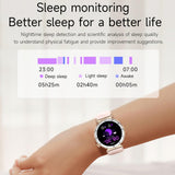 Smart Watches for Women with Heart Rate Monitor Sleep Monitoring Fitness Tracker for Women Pedometer Calorie Distance Dainty Smartwatch for Android iOS