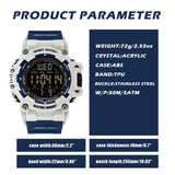Findtime Military Watches for Men Waterproof Digital Watch Big Face Stopwatch Countdown Tactical Mens Sports Watch Alarm Relojes para Hombres Running Watches