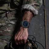 Findtime Men's Pedometer Step Counter Watch Military Compass Watches Nylon Strap Digital Sport Waterproof Tactical Wrist Watch Calories Tracker Metronome Watches Dual Time LED Stopwatch, No Bluetooth No App