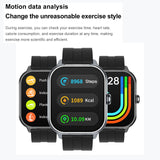 Smart Watches for Women Men Fitness Watch 2in1 Smartwatch NFC Fitness Tracker Bluetooth Dial-up Call Health Monitor Watch