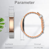 Smart Bracelet Fitness Tracker Health Wristband Heart Rate Monitor Sleep Tracker Step Counter Calories Pedometer Remote Camera Waterproof Activity Tracker for Women Men