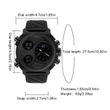 Findtime Mens Punk Watch Cool Unique Wrist Watches Sport Oversized Display