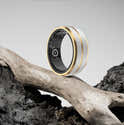 Bague Connectée Smart Ring - Suivi Activité, Sommeil, Fréquence Cardiaque - Étanche IP68 - Taille 14 (noir) - 1