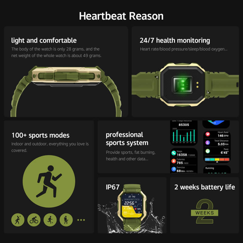 Findtime Smartwatch Pro 68 Bluetooth Calling Touch Smart Watch