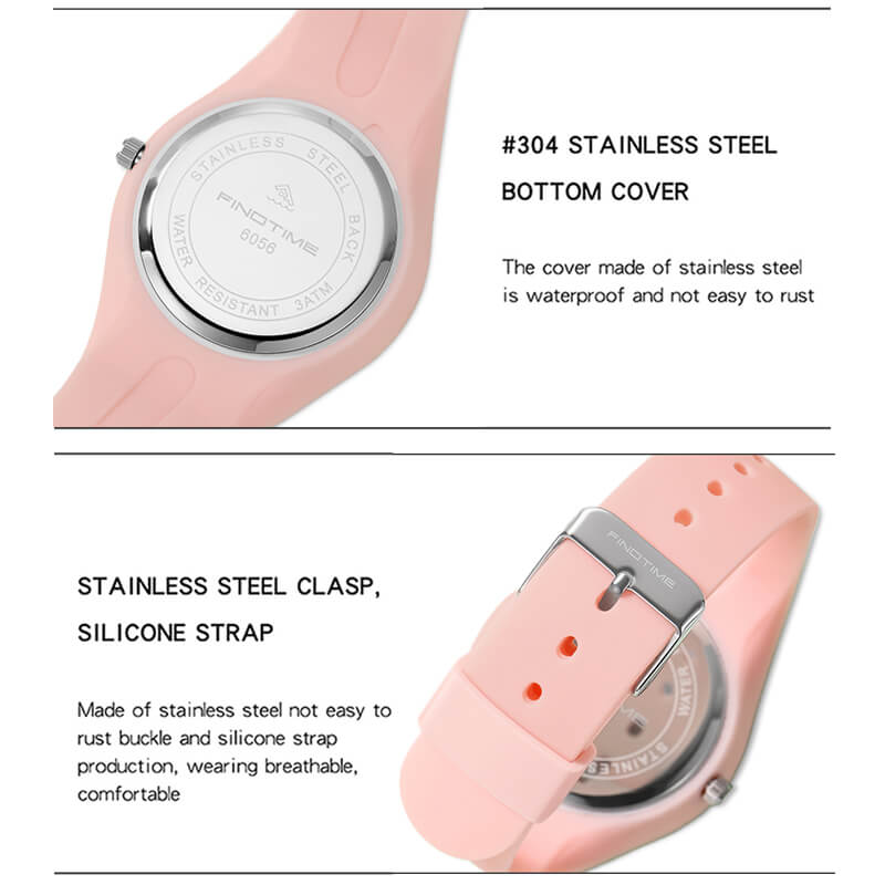 Findtime Women's Digital Watch stainless steel