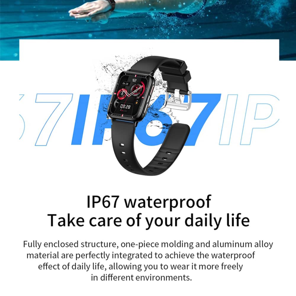 Findtime Smart Watch Monitor Body Temperature Heart Rate Blood Pressure Blood Oxygen