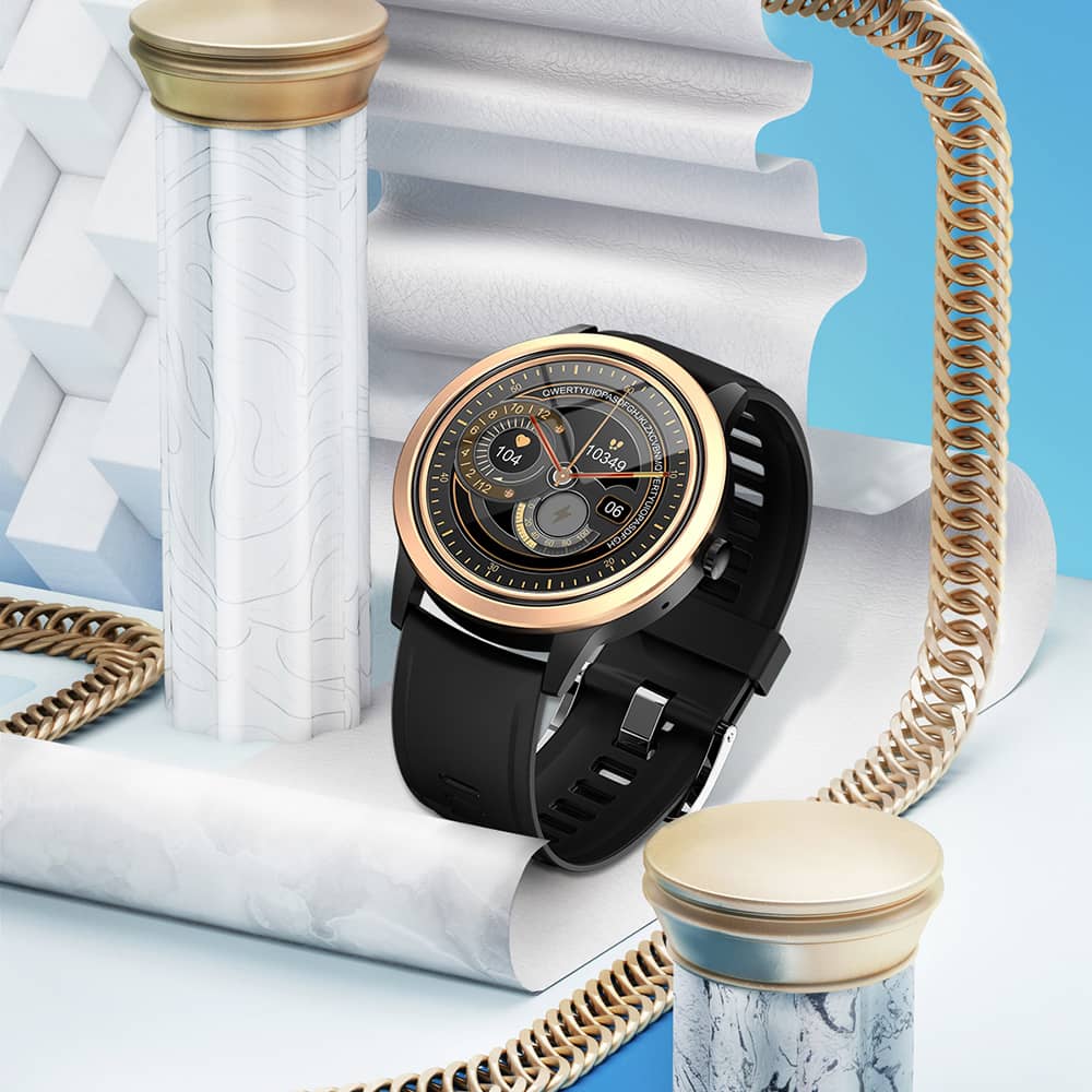 Findtime Smartwatch mit Blutdruckmessgerat Herzfrequenz Blutsauerstoff Bluetooth Anruf
