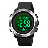 Big Digital Watch for Men with 5ATM Waterproof Luminous Stopwatch Alarm Date Week Display Findtime