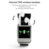 Findtime Smartwatch with Earbuds Blood Pressure Monitor Heart Rate Blood Oxygen