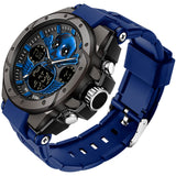 Findtime Skull Digital Watch for Men Unique Military Watches LED Backlight Waterproof Sport Outdoor