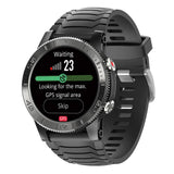 GPS Smart Watch Blood Oxygen Heart Rate Monitor IP68 Waterproof Flashlight Message Reminder 12/24 Hour Switch