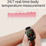 Findtime Smart Watch Blood Pressure Monitor Blood Oxygen Heart Rate Body Temperature with Bluetooth Call