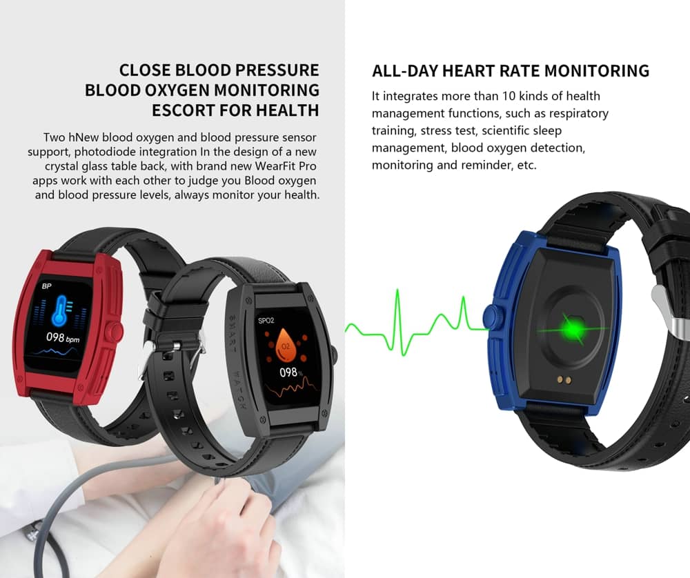 Finometer Wearable Findtime Smart Watch Monitoring Blood Pressure Heart Rate Blood Oxygen ...