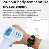 Findtime ECG Smart Watch Monitor Body Temperature Blood Pressure Heart rate Blood Oxygen Respiratory Rate