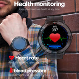 Findtime Blood Pressure Monitor Watch Real-Time Heart Rate Smartwatches for Men Women