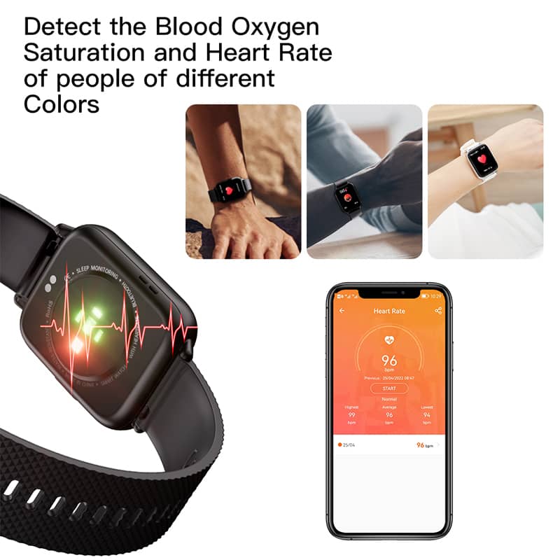 Findtime Smart Watch with Blood Pressure and Heart Rate Monitor Blood Oxygen with Bluetooth Calling
