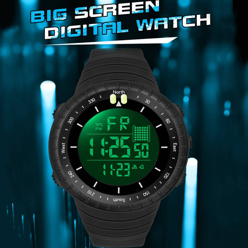 Findtime Digital Watch for Men Waterproof Sport Tactical Military