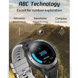 Findtime Outdoor GPS Smart Watch for Monitor Heart Rate Blood Oxygen with Compass Altitude Barometer