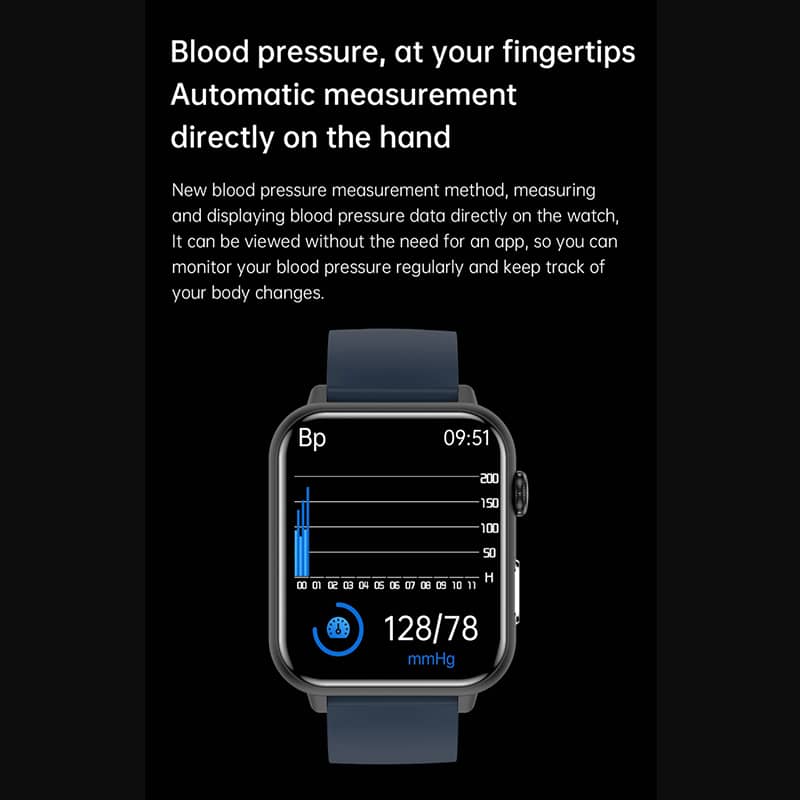 Findtime ECG Smart Watch Blood Pressure Monitor Body Temperature Heart Rate Blood Oxygen