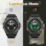Findtime Skull Digital Watch for Men Unique Military Watches LED Backlight Waterproof Sport Outdoor