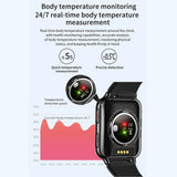 Findtime Smart Watch Monitor Body Temperature Heart Rate Blood Pressure Blood Oxygen