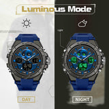 Findtime Skull Digital Watch for Men Unique Military Watches LED Backlight Waterproof Sport Outdoor.