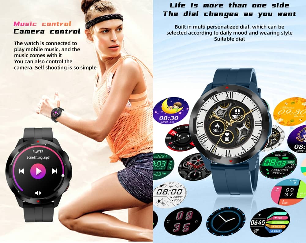 Findtime Smart Watch Bluetooth Calling Blood Pressure Blood Oxygen Heart Rate Monitoring