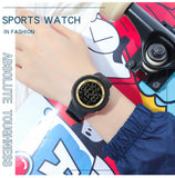 Digital Watches for Women with Large Face Sport Outdoor Wrist Watch Waterproof Stopwatch Alarm Calendar Dual Time Display Multifunction Findtime