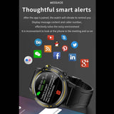 Findtime Smart Watch Monitor Blood Pressure Heart Rate SpO2 Bluetooth Calling IP68 Waterproof