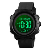 Big Digital Watch for Men with 5ATM Waterproof Luminous Stopwatch Alarm Date Week Display