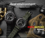 Men's Digital Watch Waterproof Tactical Watch with Alarm LED Outdoor Sports Stopwatch Army Military Watch - Findtime