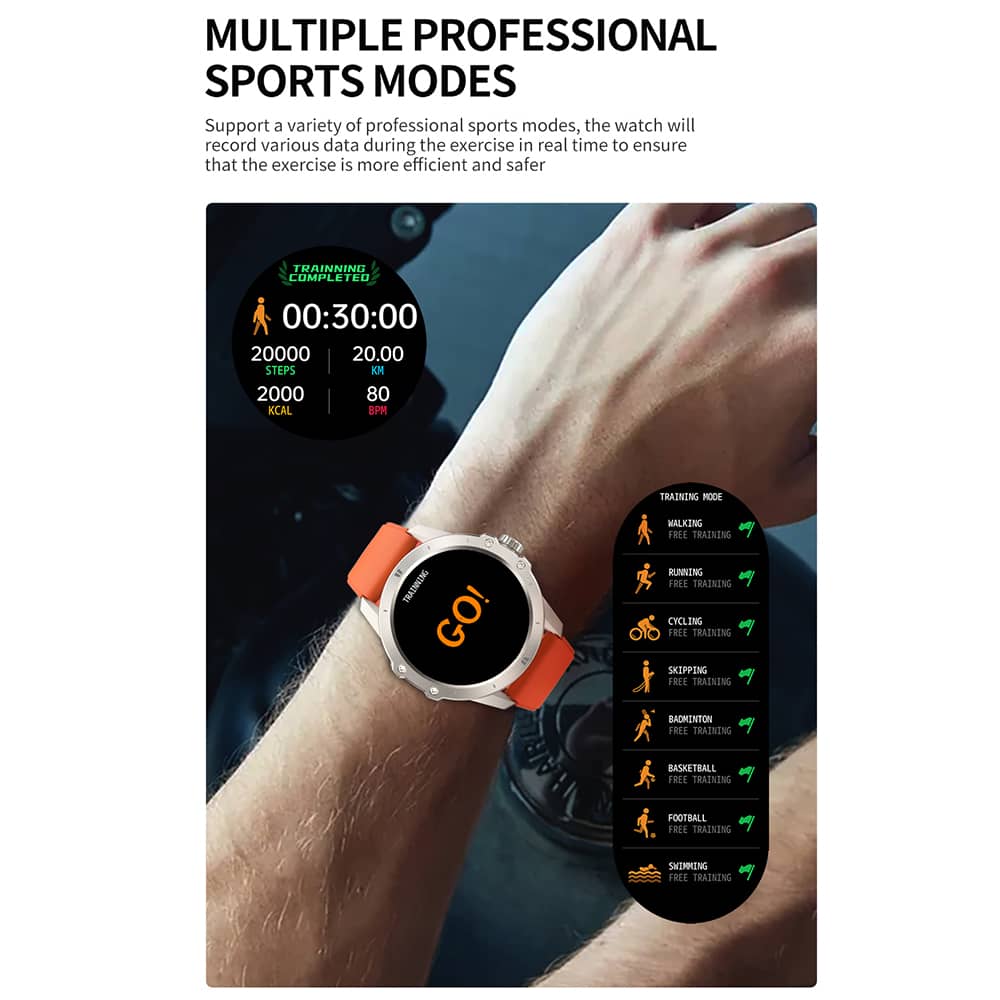 Findtime Smart Watch for Blood Pressure Monitor Heart Rate SpO2 Bluetooth Calling