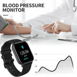 Fitness Tracker Blood Pressure Heart Rate Monitor Blood Oxygen Activity Pedometer Big Fitness Tracker Sleep Monitor for Women Men